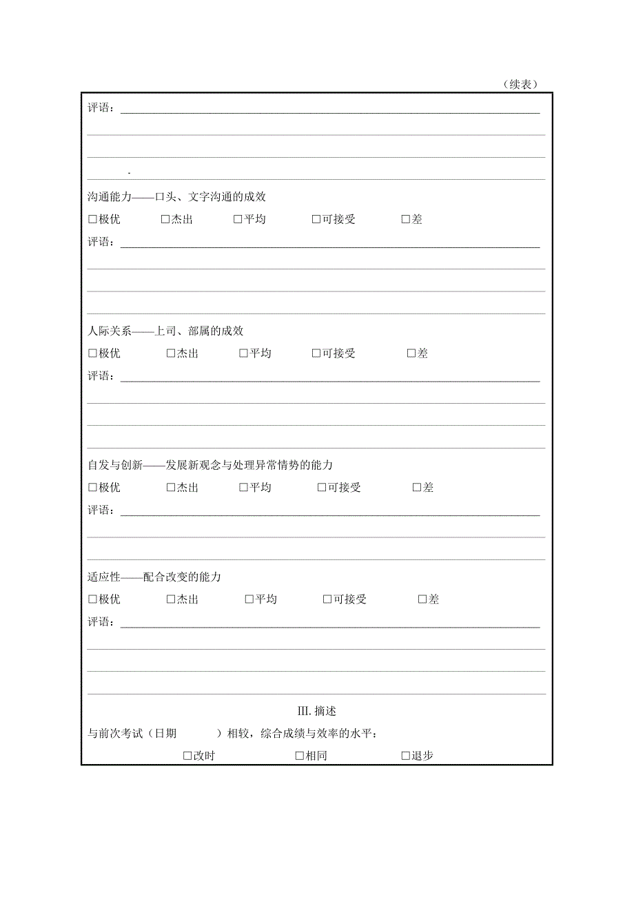 绩效考核管理与投资方案核计表_第3页