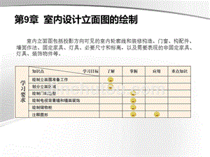AutoCAD2012中文版案例教程教学课件第9章