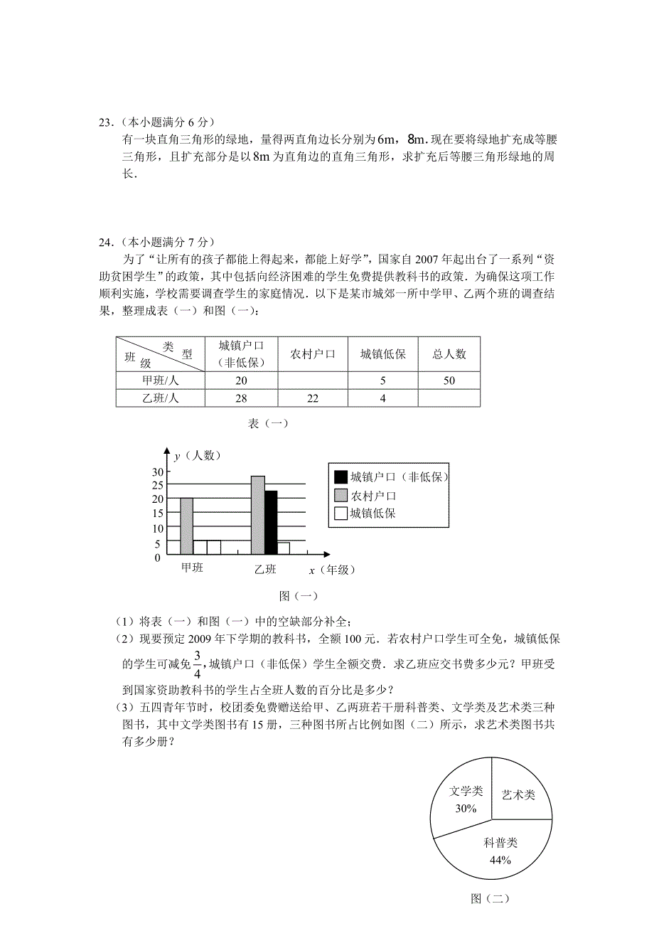 二○○九年牡丹江市初中毕业学业考试_第4页