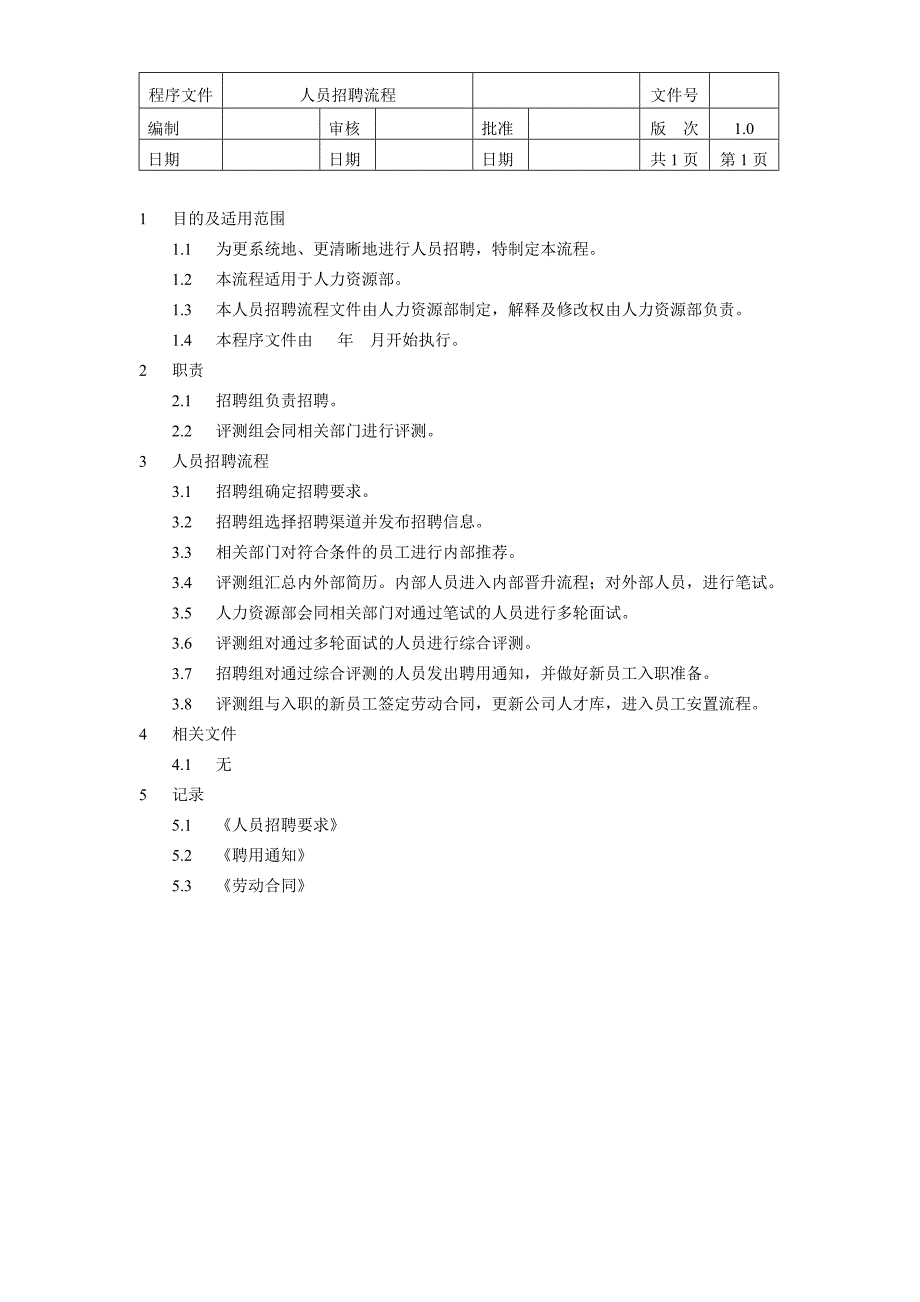 绩效与人力资源管理程序文件_第2页