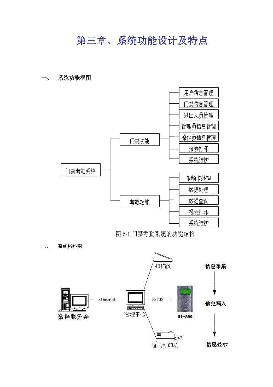 考勤门禁系统的设计方案_第5页