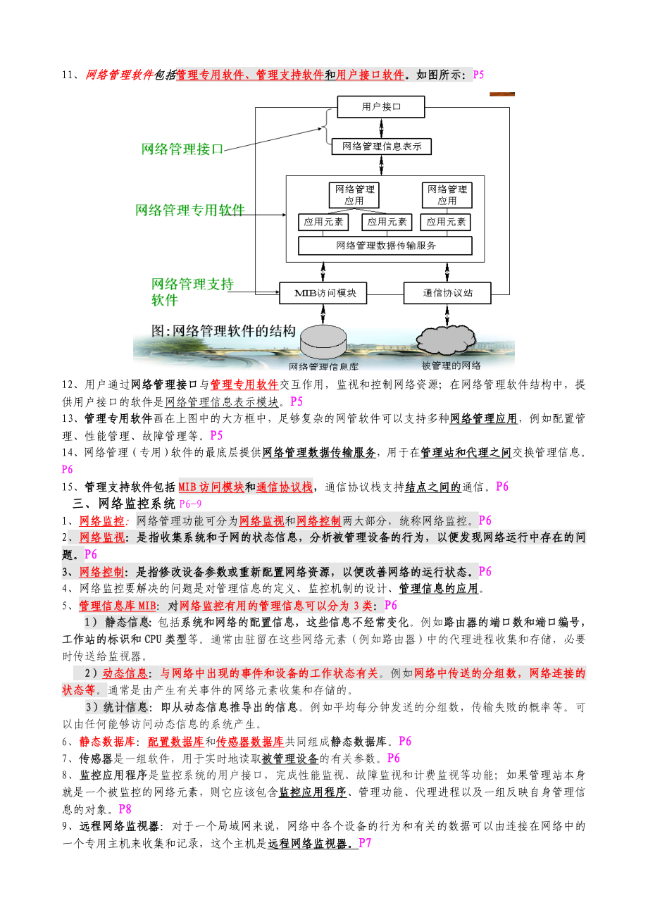 02379自考计算机网络管理串讲资料汇总版_第2页