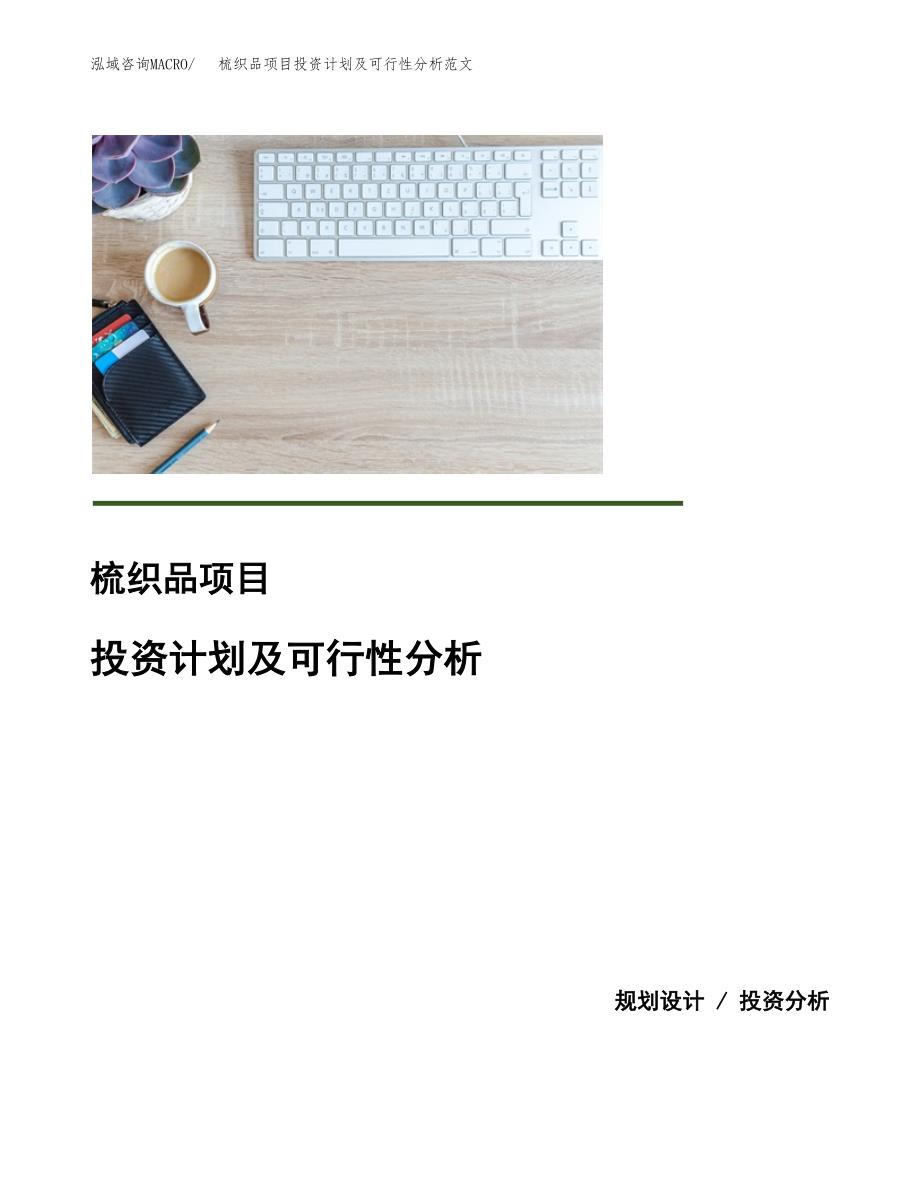 梳织品项目投资计划及可行性分析范文_第1页