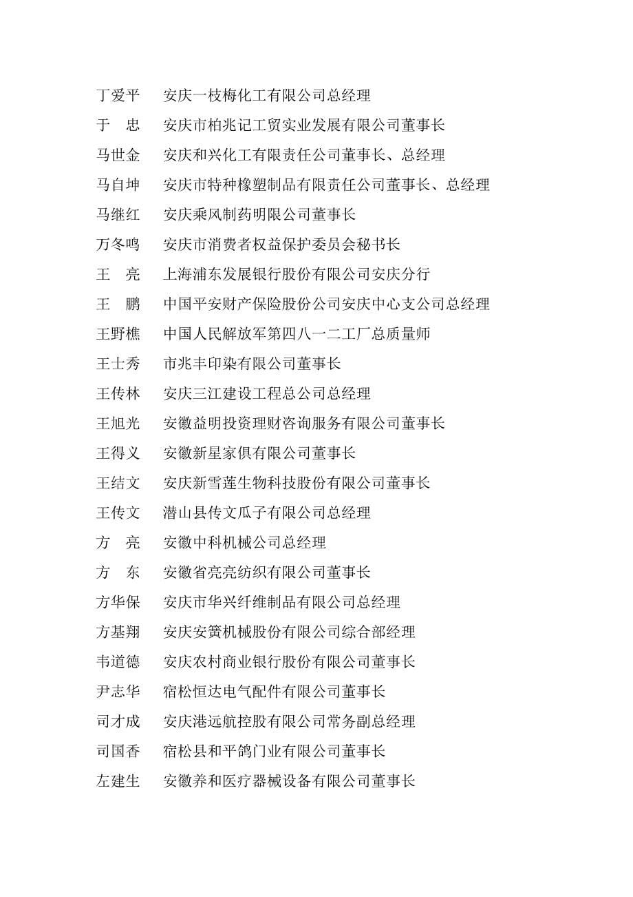 安庆企业企业家联合会会员代表大会_第5页