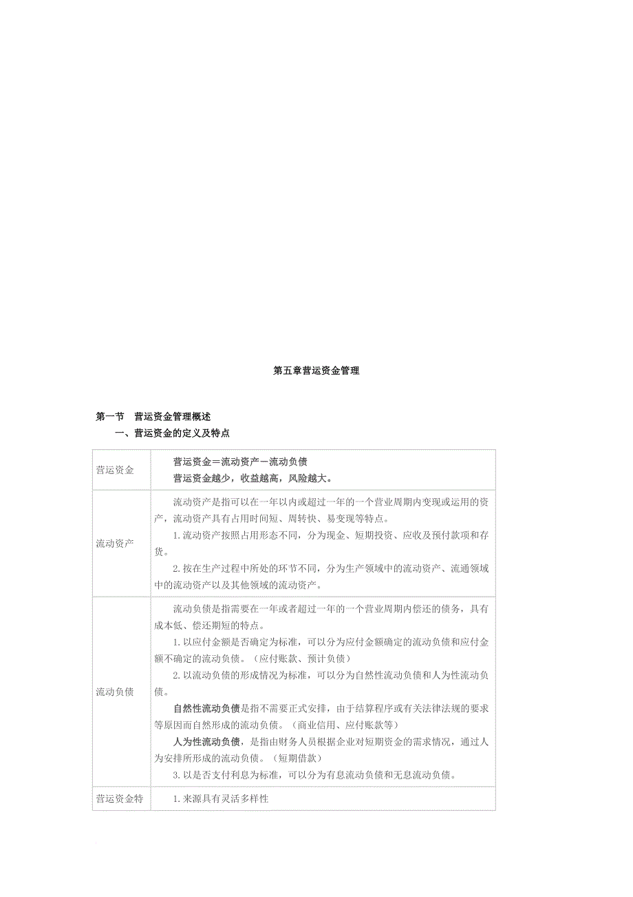 营运资金管理相关资料_第1页