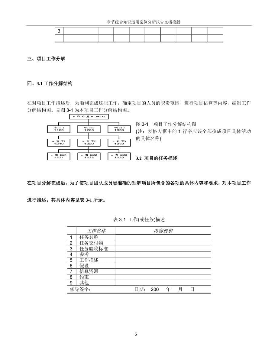 《软件项目管理》文档模板_第5页