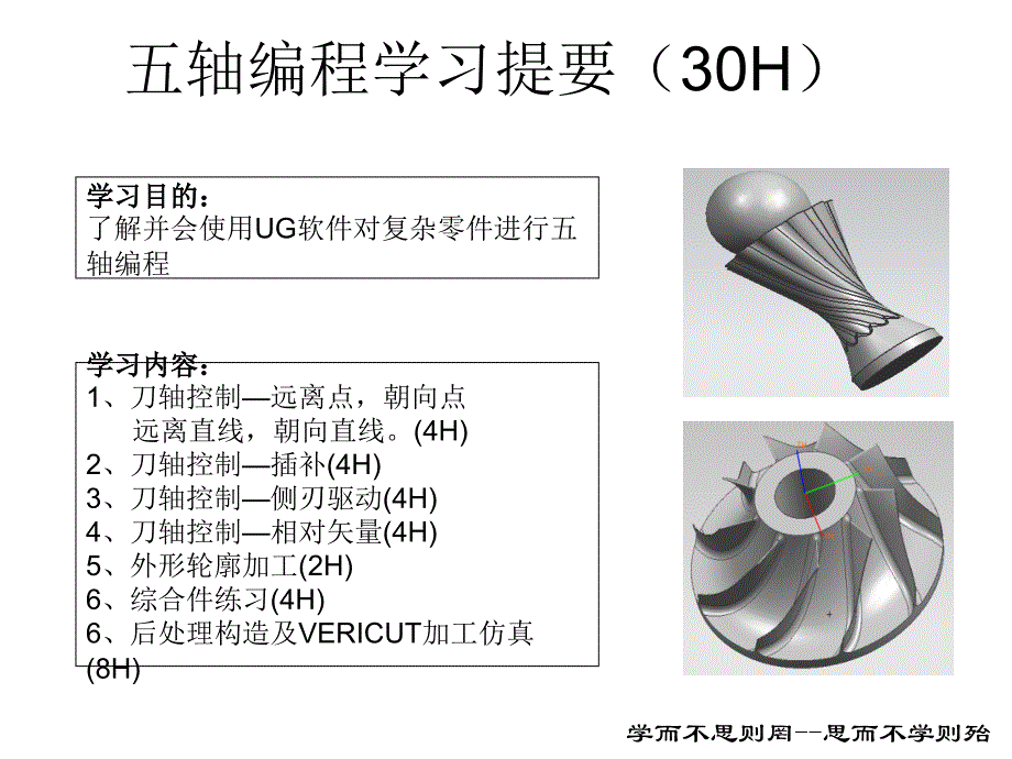 五轴编程UG软件教程课件_第2页