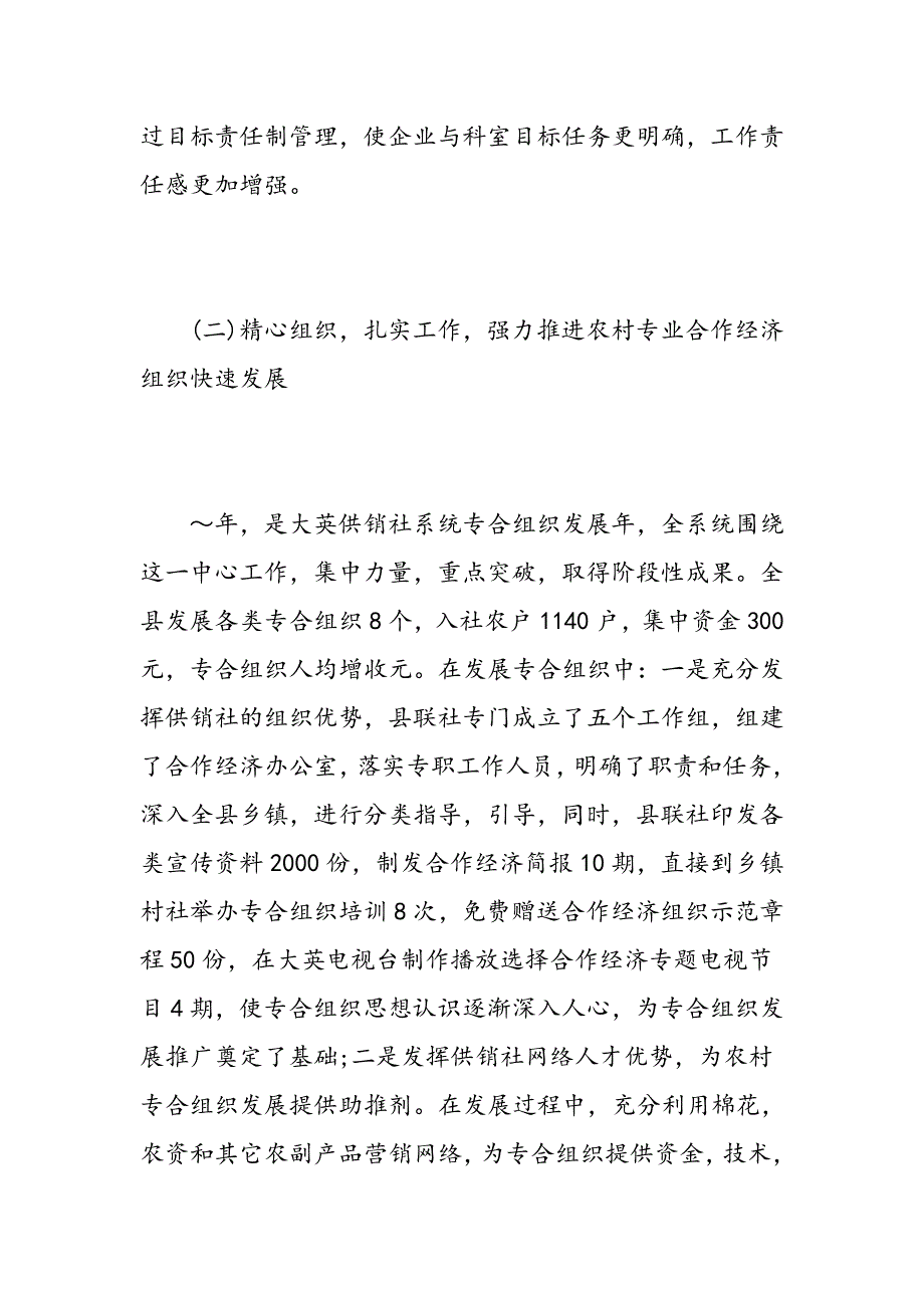 供销社领导班子述职报告-精选范文_第3页