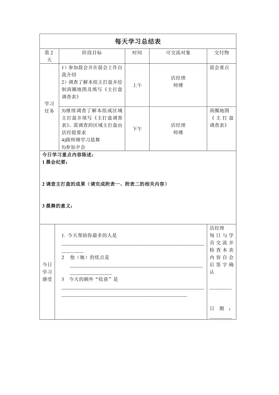 新员工入职7天工作表概要_第4页