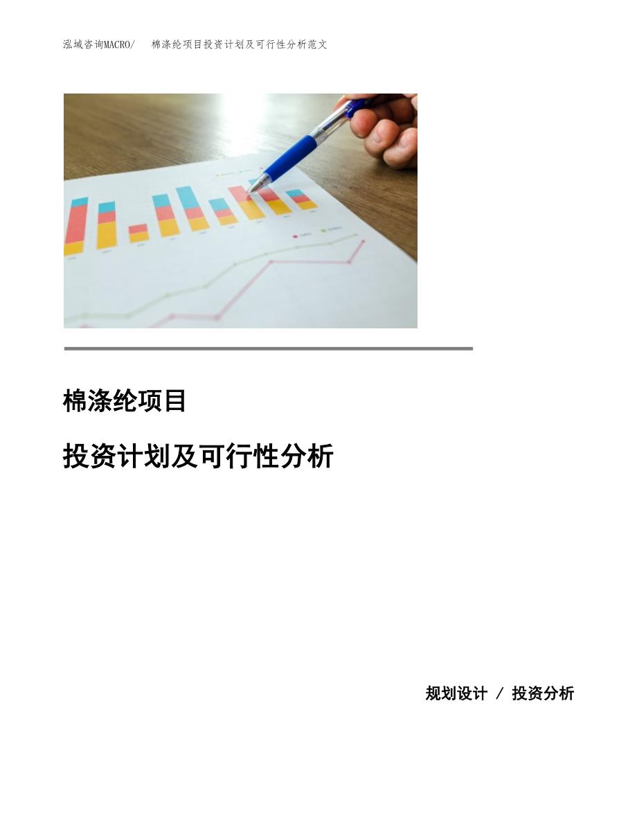 棉涤纶项目投资计划及可行性分析范文_第1页