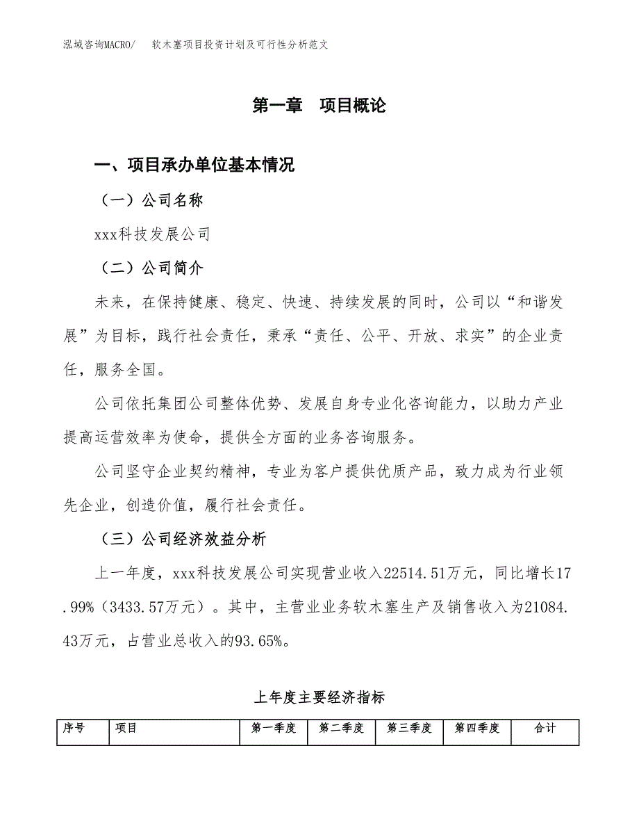 软木塞项目投资计划及可行性分析范文_第4页