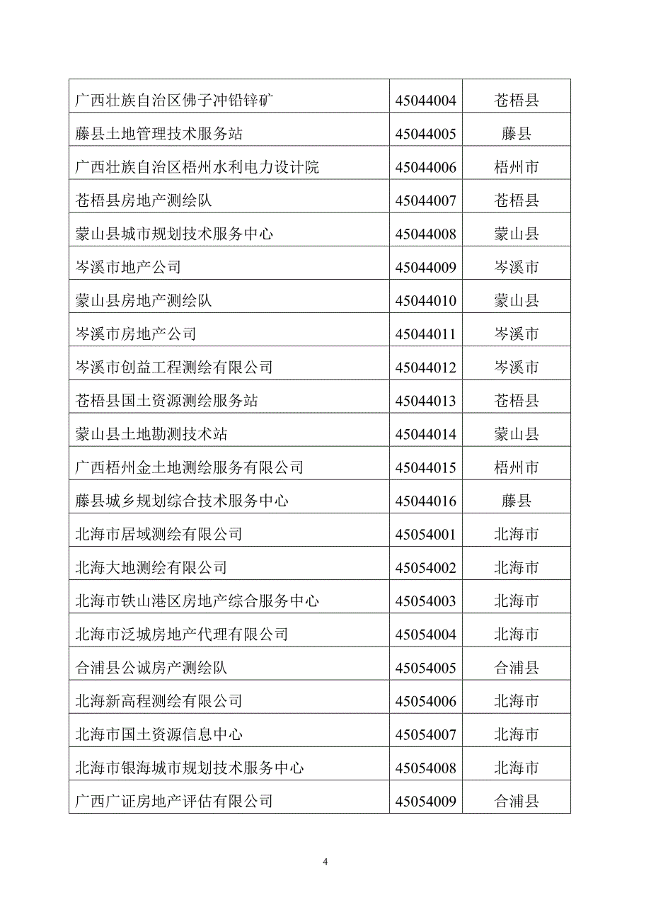 丁级测绘资质单位-广西壮族自治区测绘地理信息局_第4页