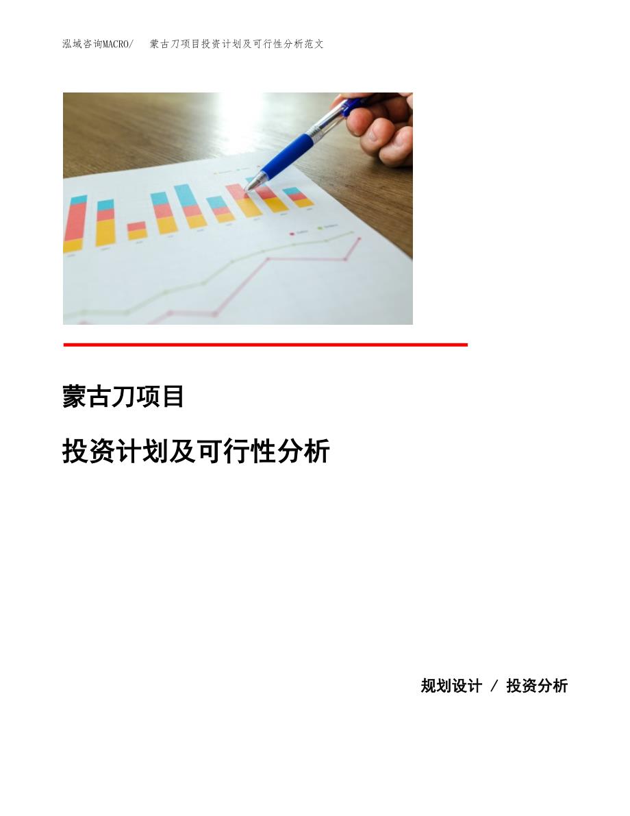 蒙古刀项目投资计划及可行性分析范文_第1页