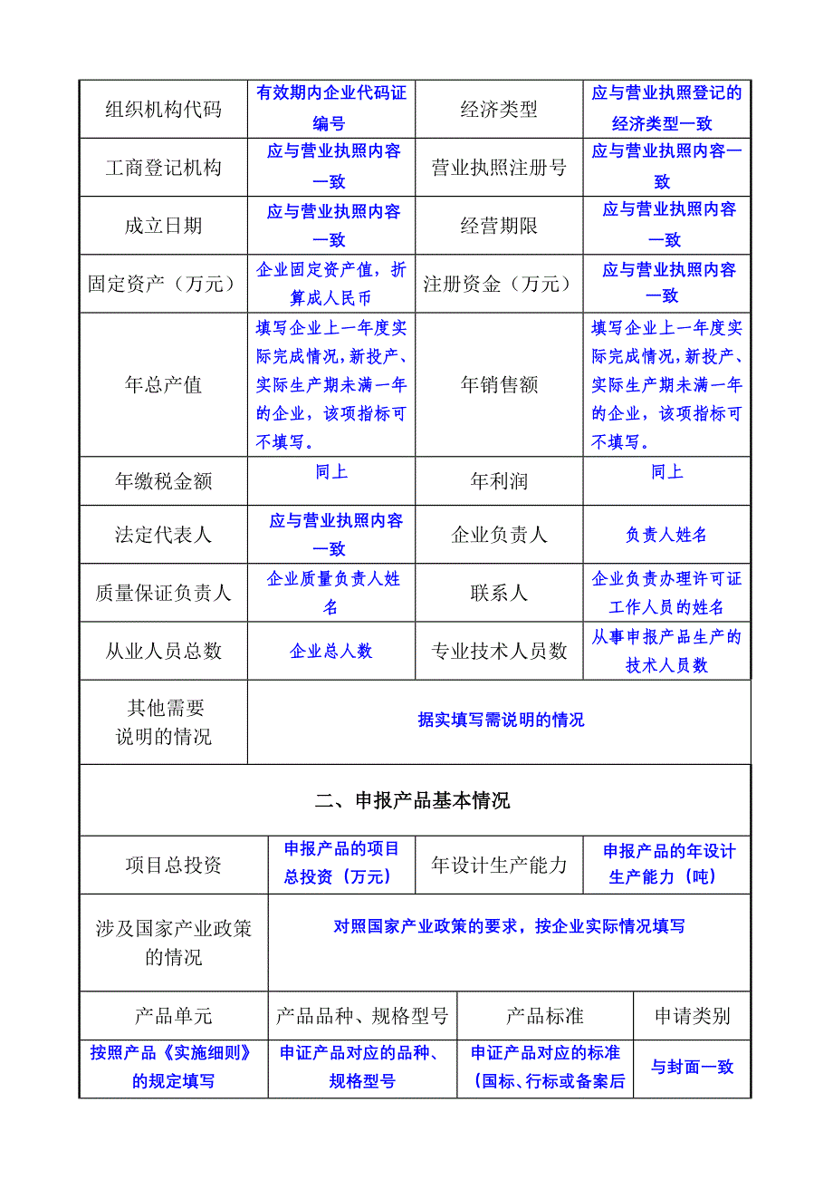 其他食品相关产品生产许可证申请书示范文本_第2页