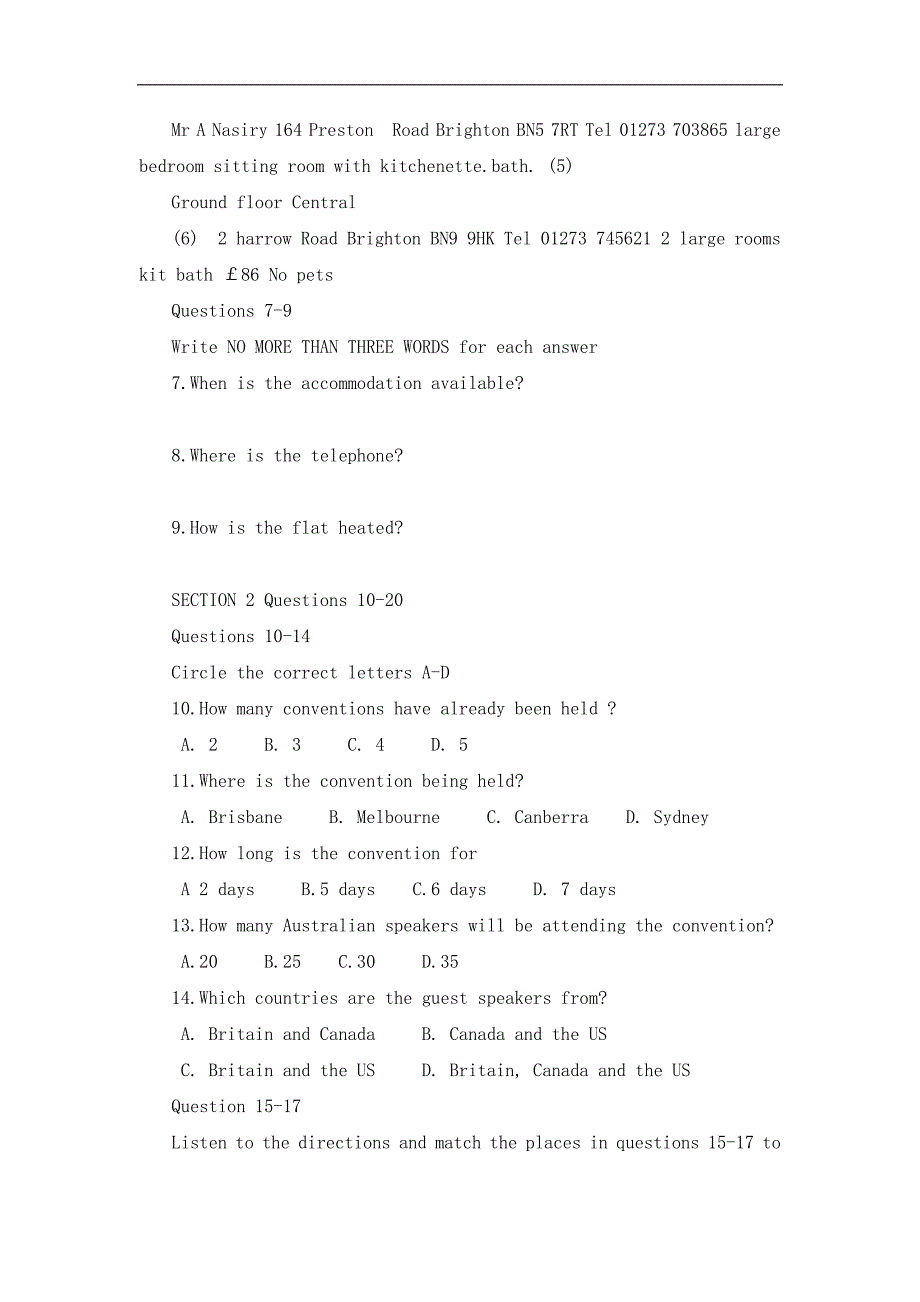 雅思英语考试最新模拟试题_第2页