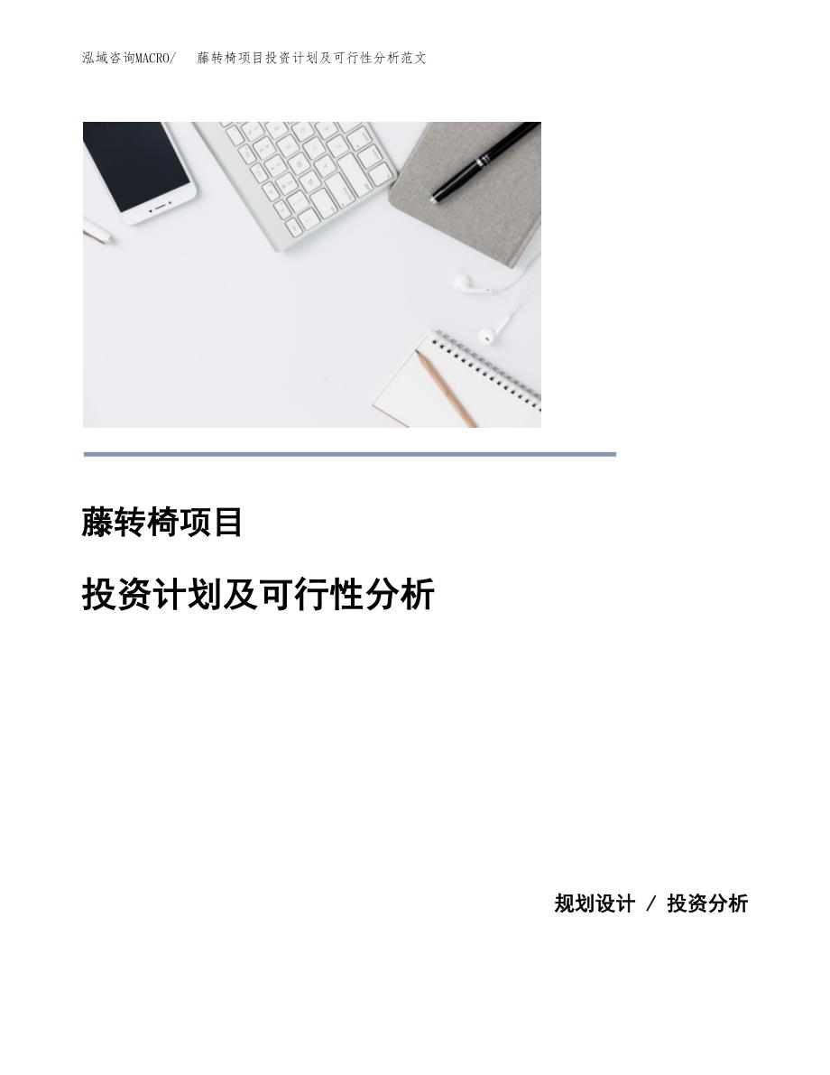 藤转椅项目投资计划及可行性分析范文_第1页