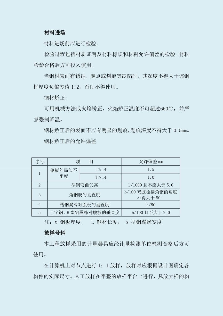 钢结构构件制作施工工艺箱型型钢_第4页