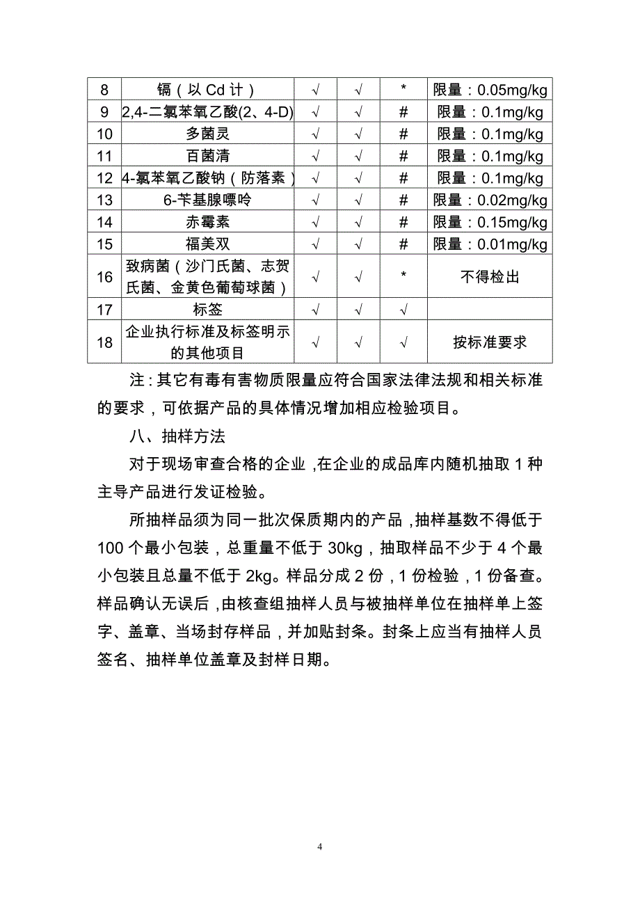 其他蔬菜制品(豆芽)生产许可证审查细则_第4页