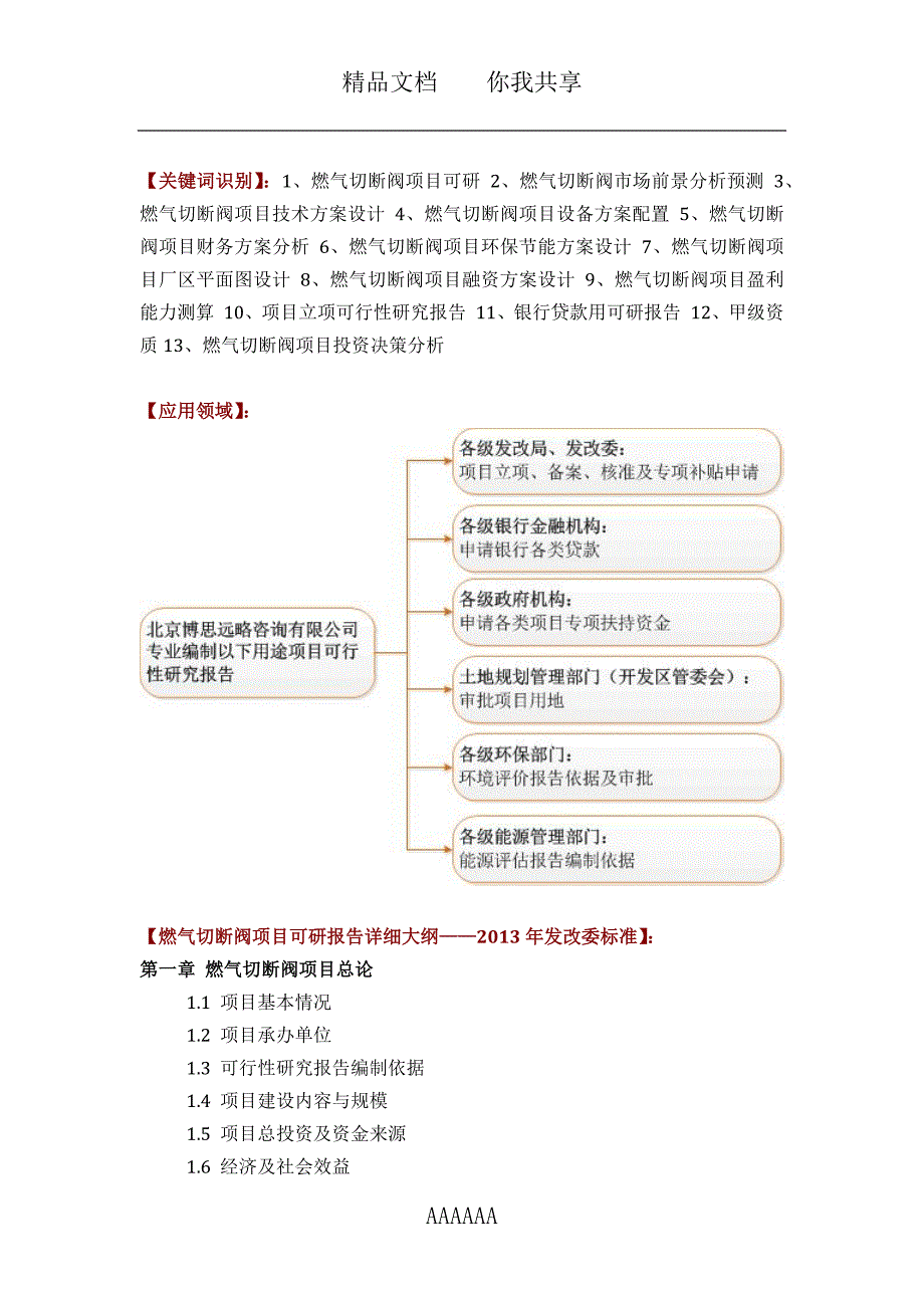 如何设计燃气切断阀项目可行性研究报告(技术工艺-设备选型-财务概算-厂区规划)标准_第2页