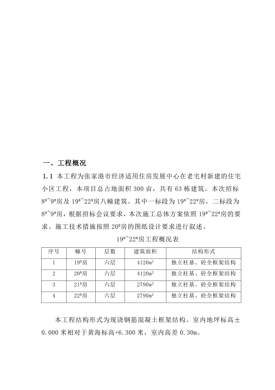 苏州某小区住宅楼施工组织设计概况_第1页