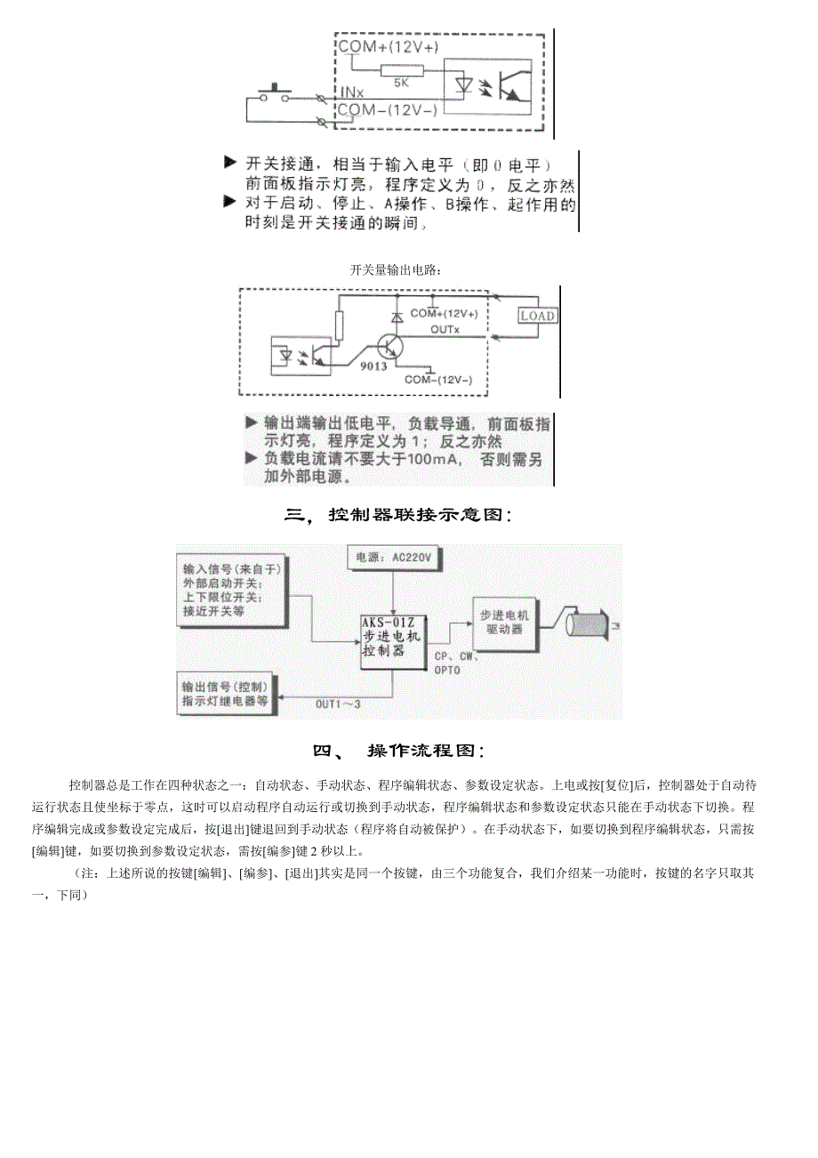 步进电机控制器--说明书汇总_第3页