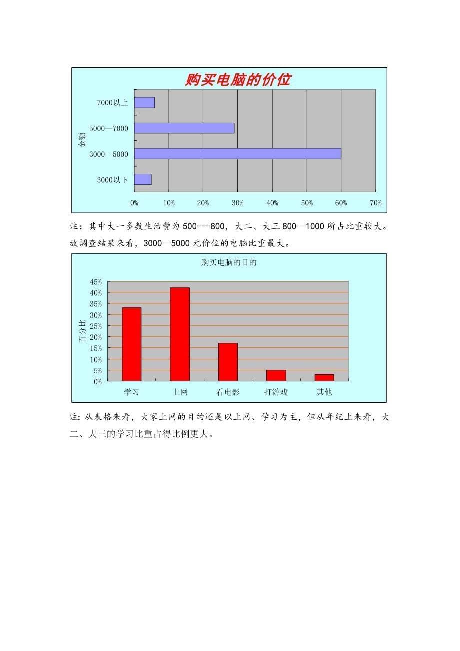 大学生购买电脑的调查报告_第5页