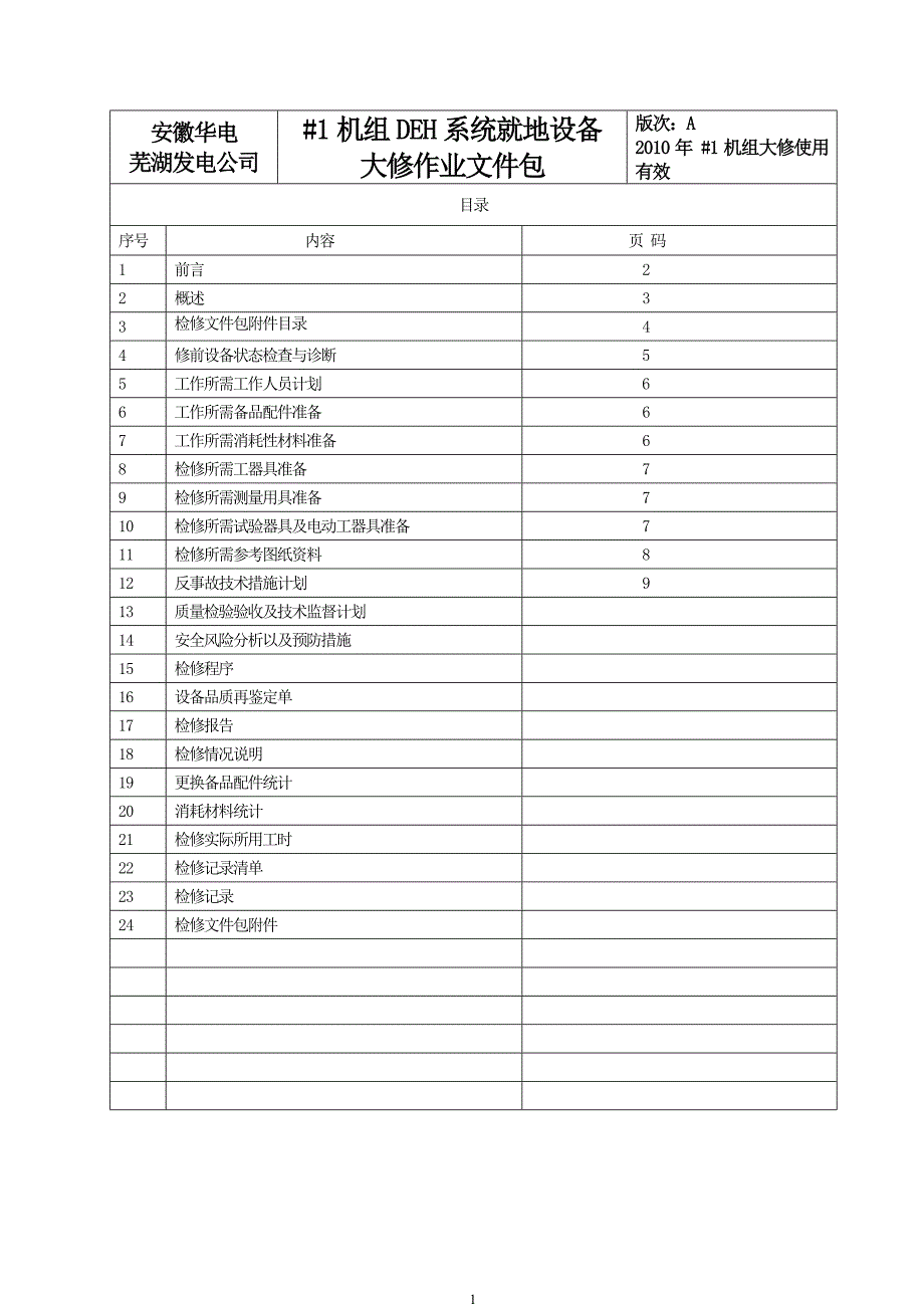 #1机组DEH系统就地设备检修文件包_第2页