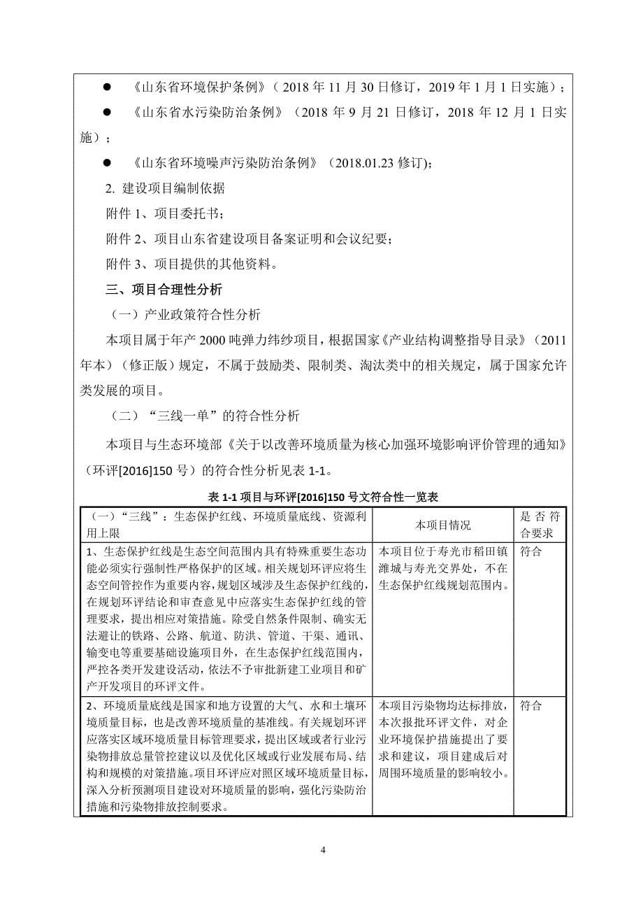 潍坊恒祥源纺织有限公司年产2000吨弹力纬纱项目环评报告表_第5页