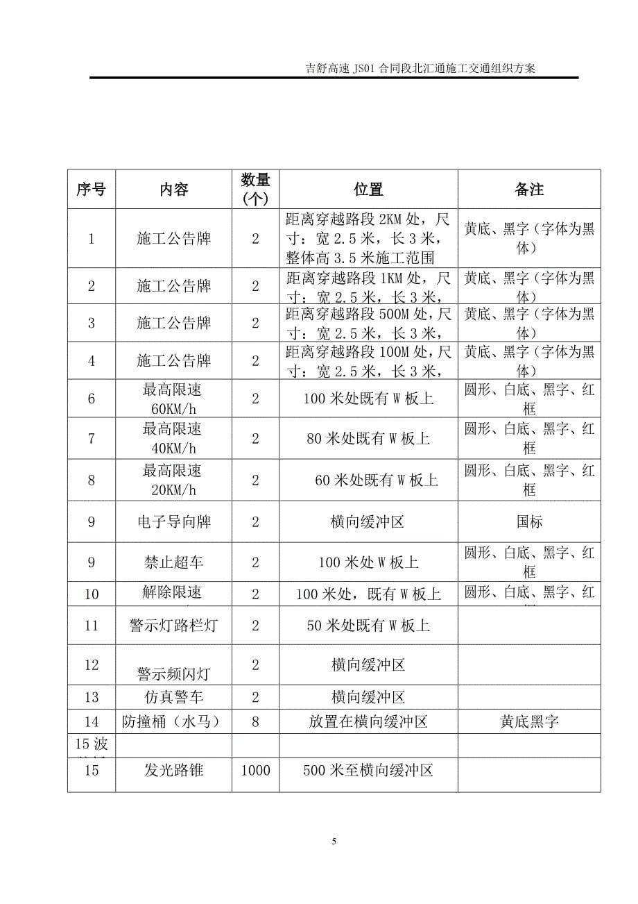 吉舒高速01合同段北互通施工交通组织方案_第5页