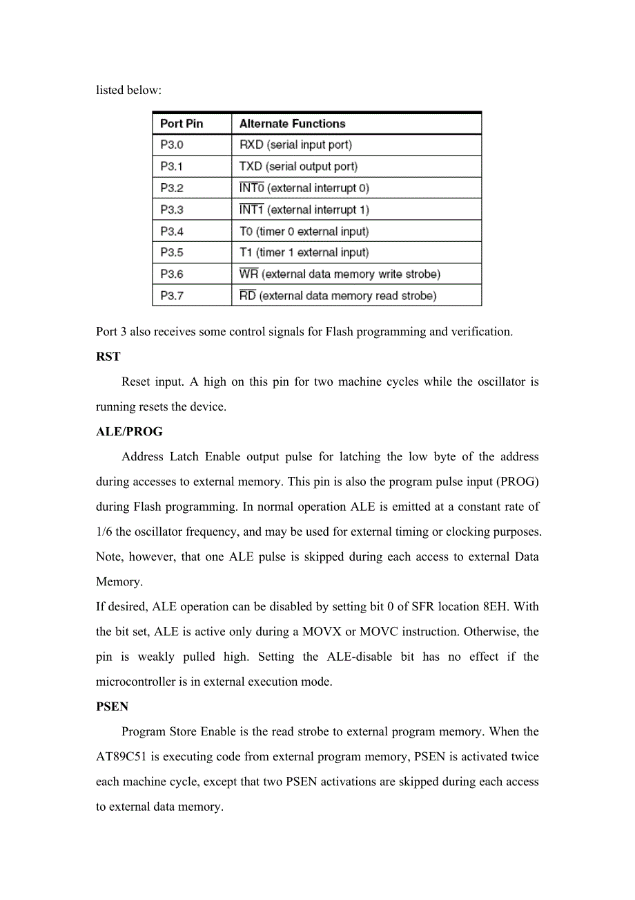 AT89C51的介绍--外文翻译_第3页