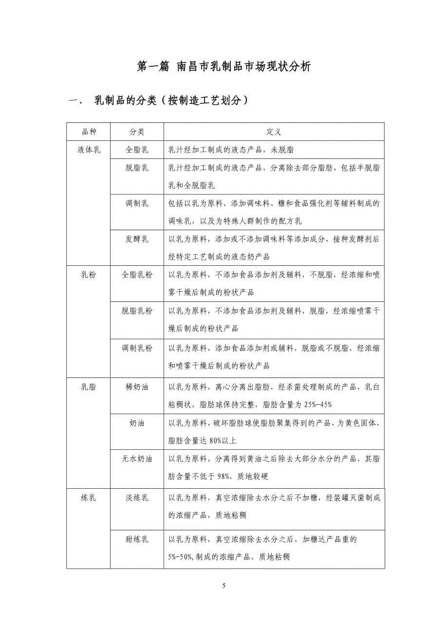 乳品市场现状修复的_第5页