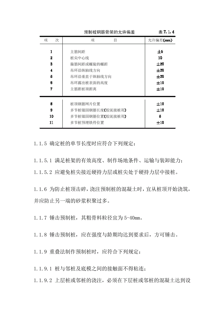 管桩和长螺旋桩施工规范(DOC)_第2页