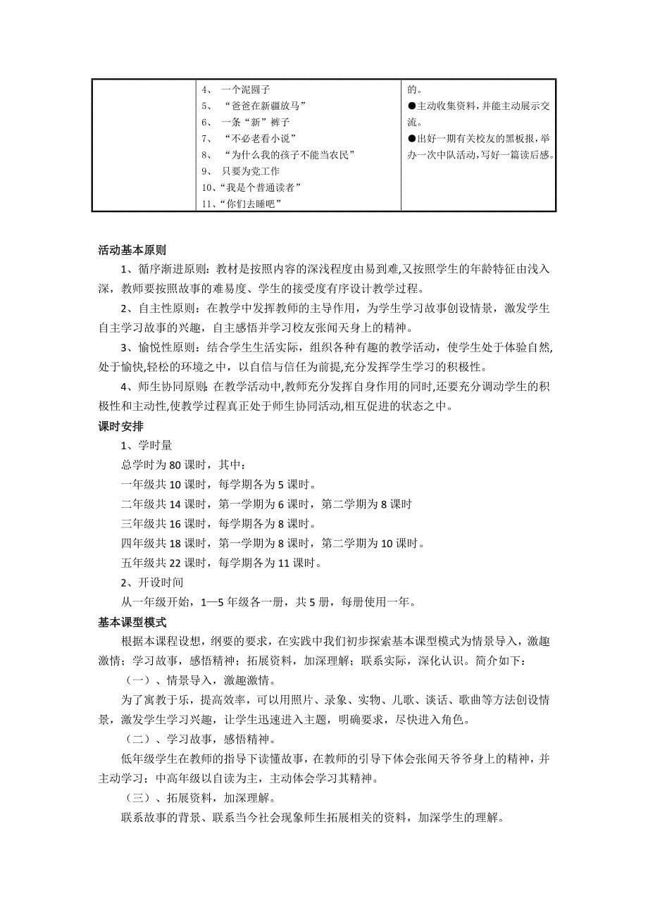 惠南小学快乐活动日整体方案_第5页
