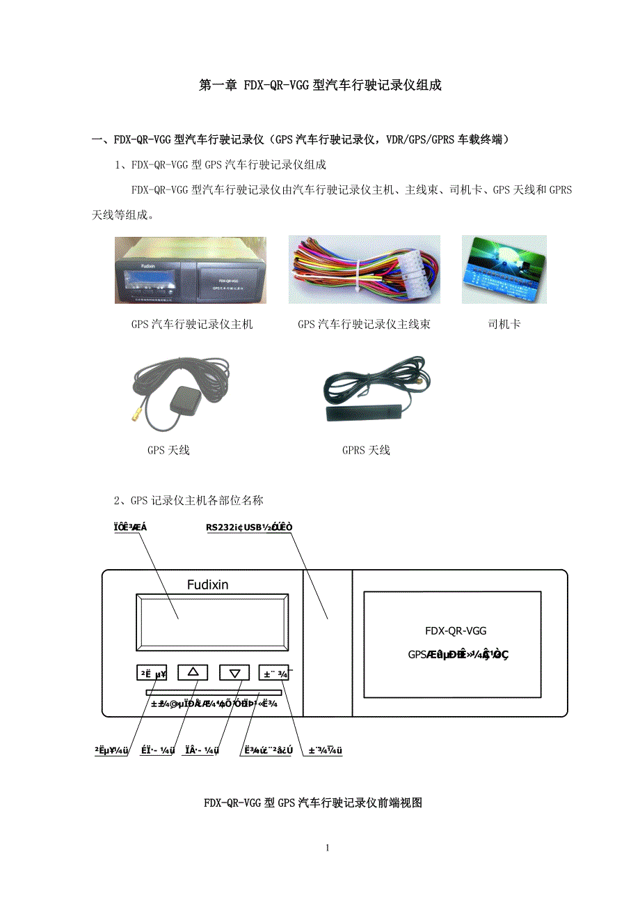 GPS汽车行驶记录仪安装使用说明书要点_第2页