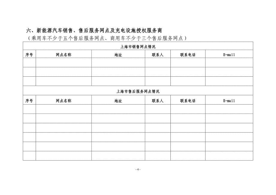 上海新能源汽车备案登记申请书_第5页