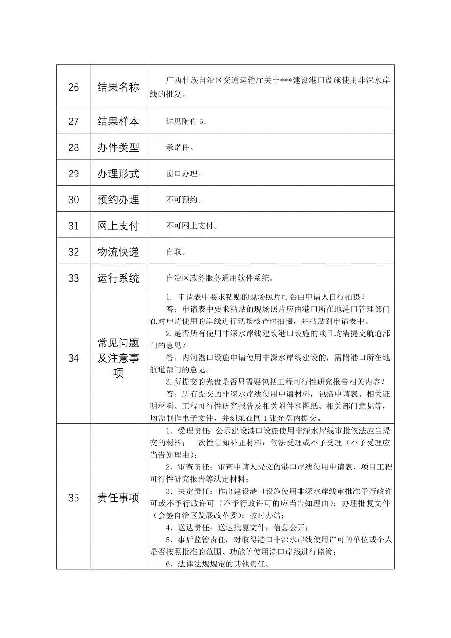 建设港口设施使用非深水岸线审批广西壮族自治区交通运输厅_第4页