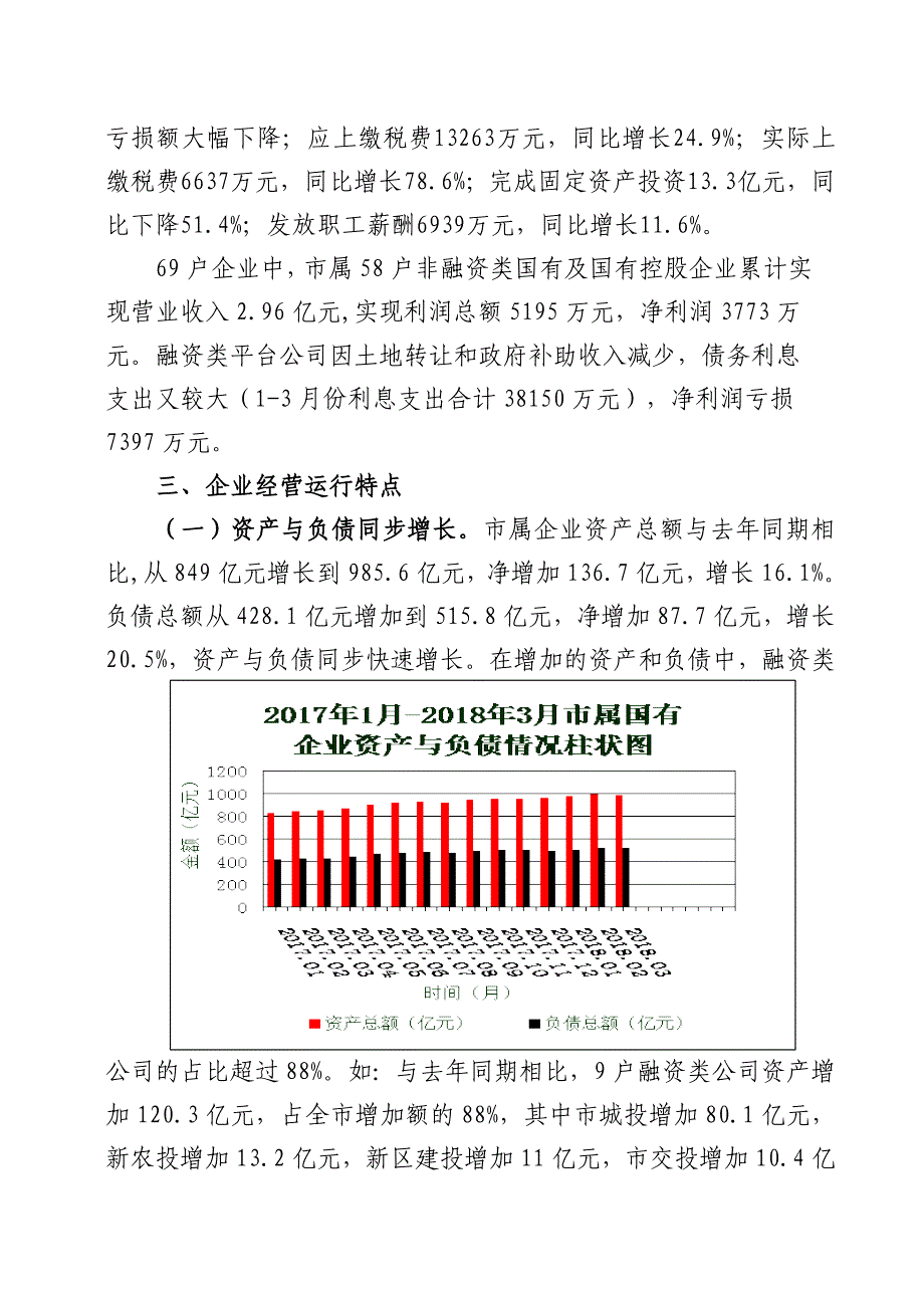 2018年3月属国有企业经济运行简况_第2页