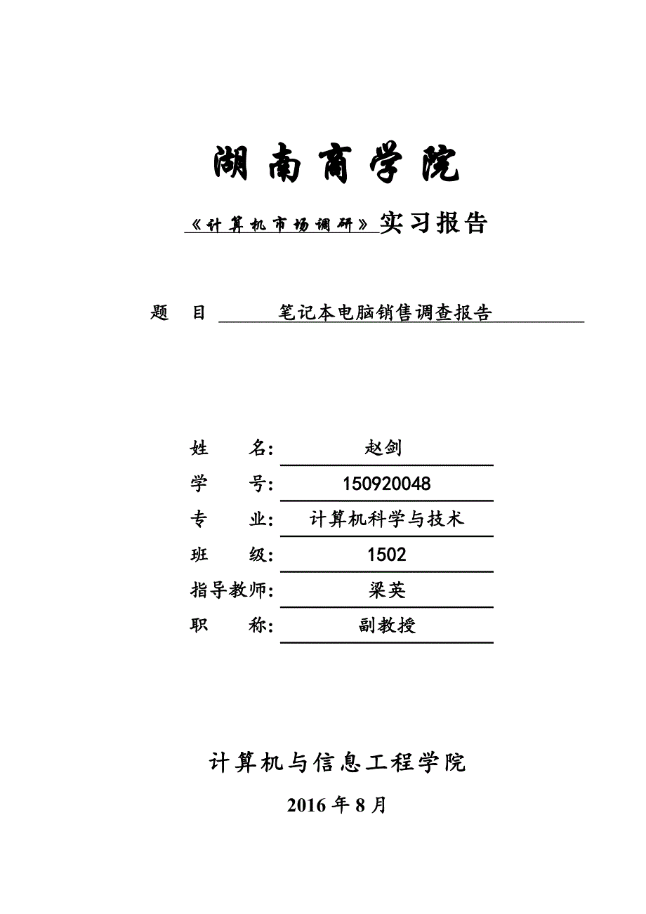 计算机市场调研报告资料_第1页