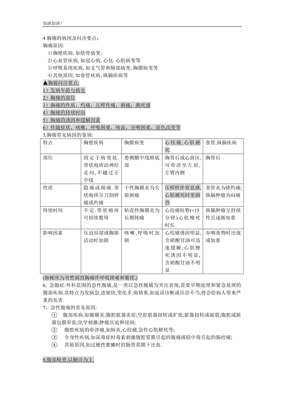 执考之《诊断学基础》必过重点_第2页