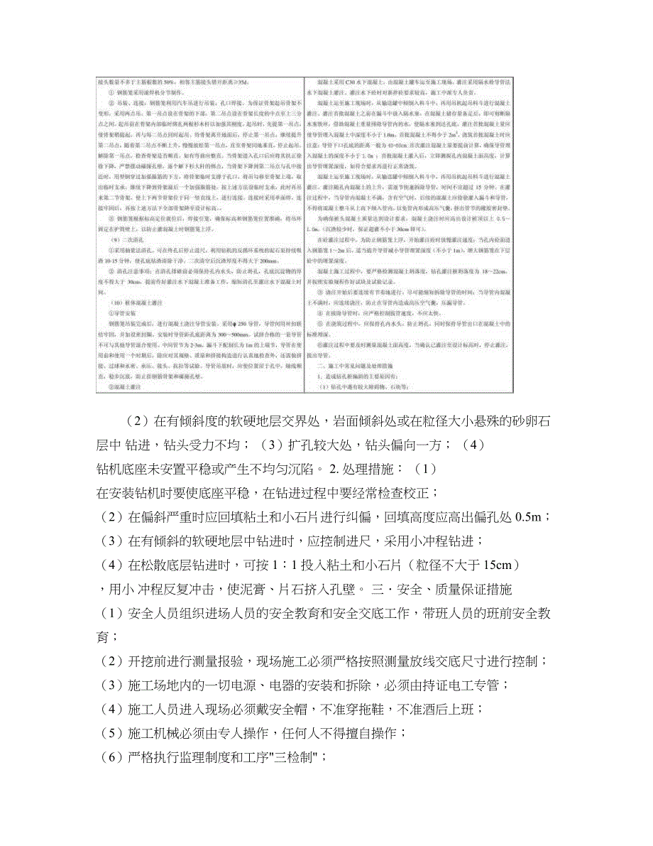 冲击钻施工技术交底表重点_第3页