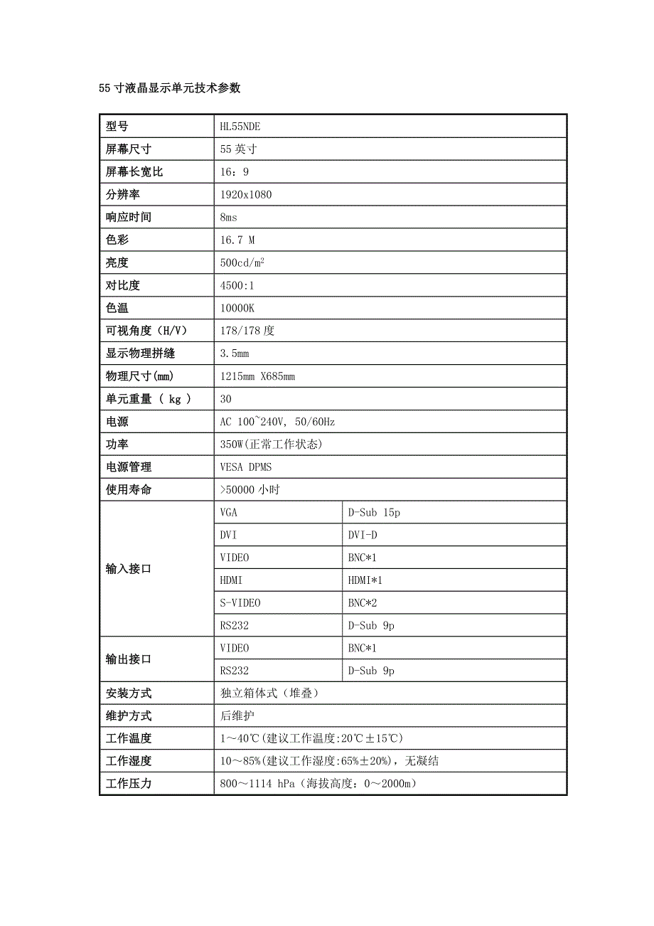 液晶46寸-55寸 参数_第2页