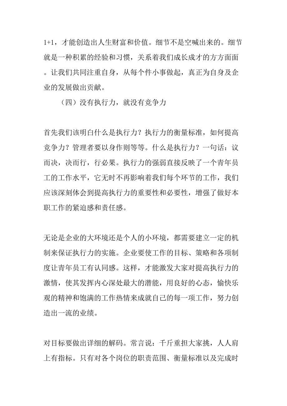 企业青年员工成长成才路径最新资料_第5页