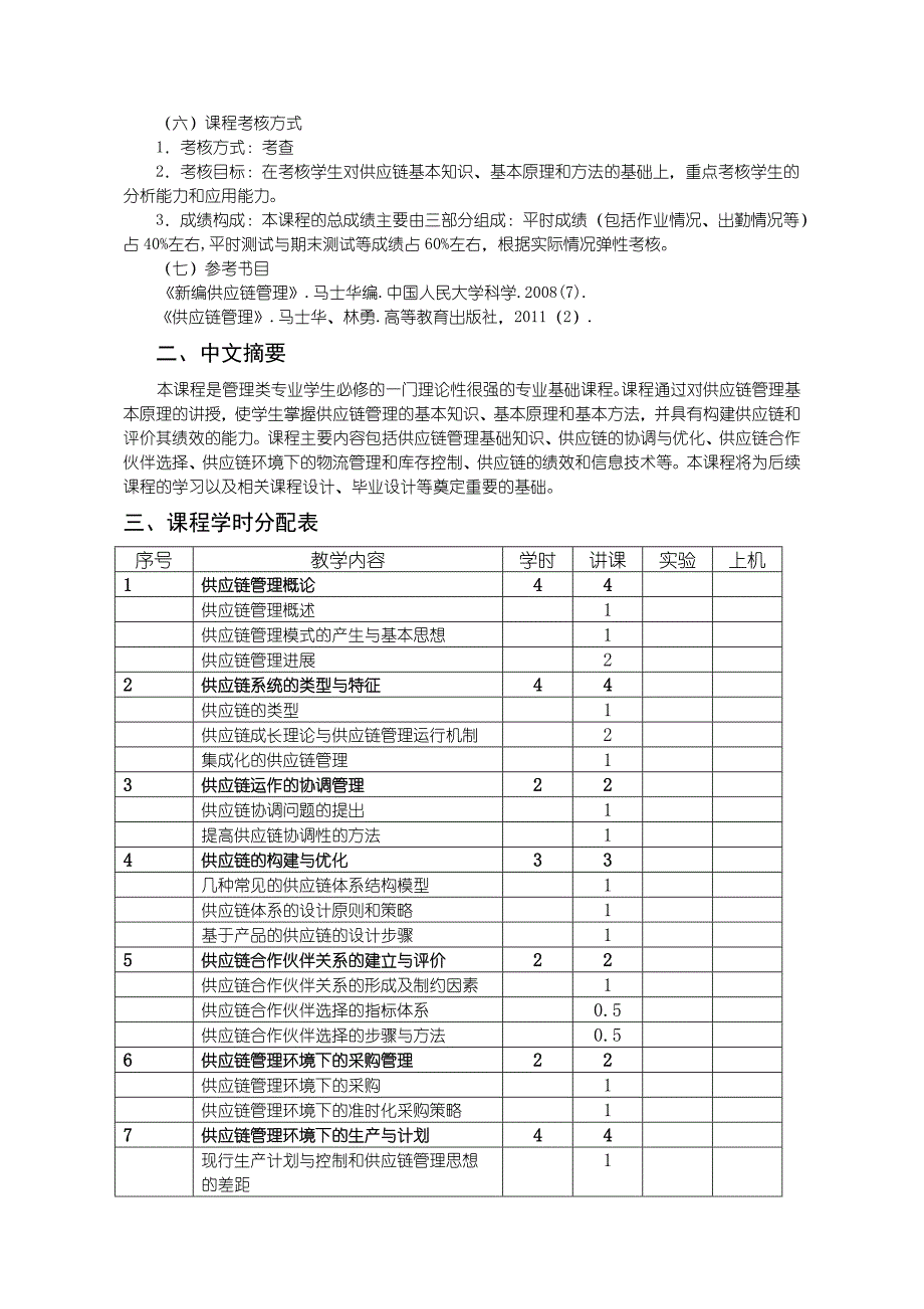 信管和电子商务市场营销供应链管理大纲124_第2页