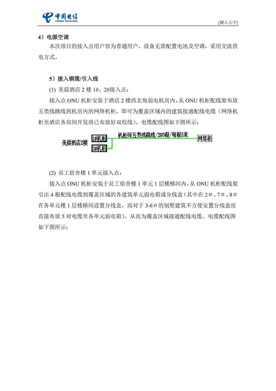 中国电信xx分公司美晨酒店及美晨小区EPON新建项目建议书_第5页