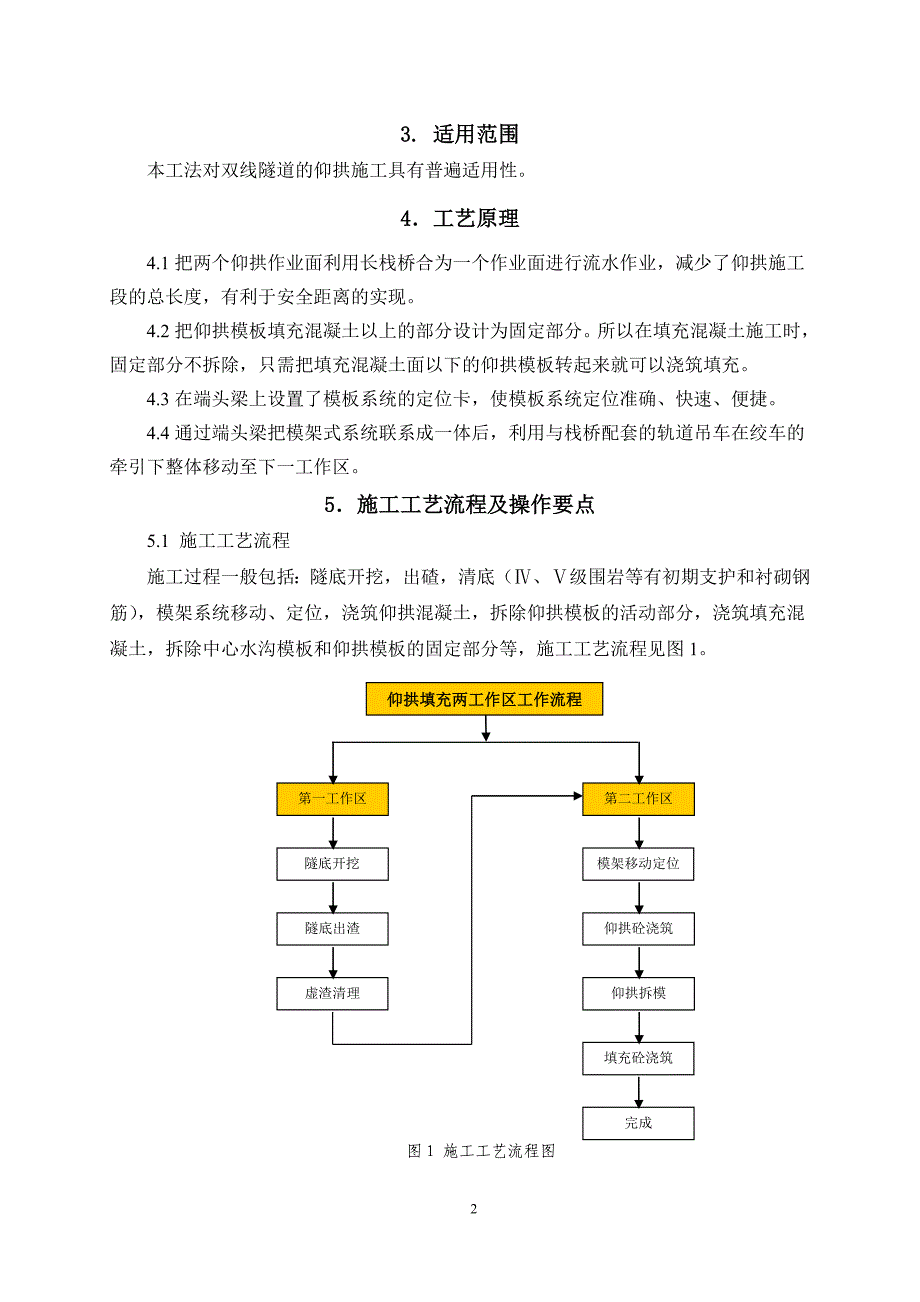 隧道仰拱移动模架快速施工工法_第2页