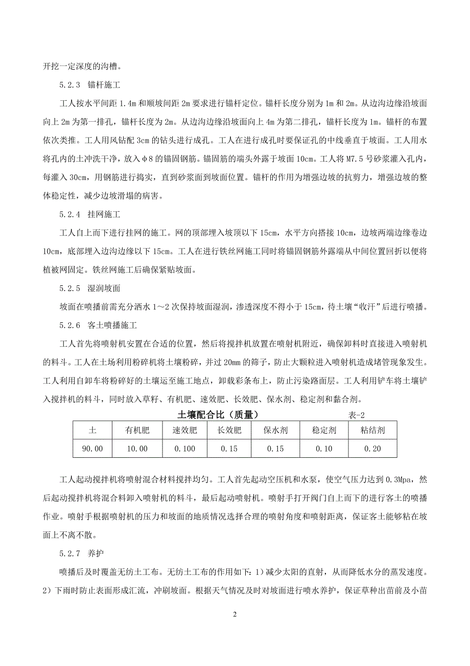 边坡绿化施工方案2011版_第3页