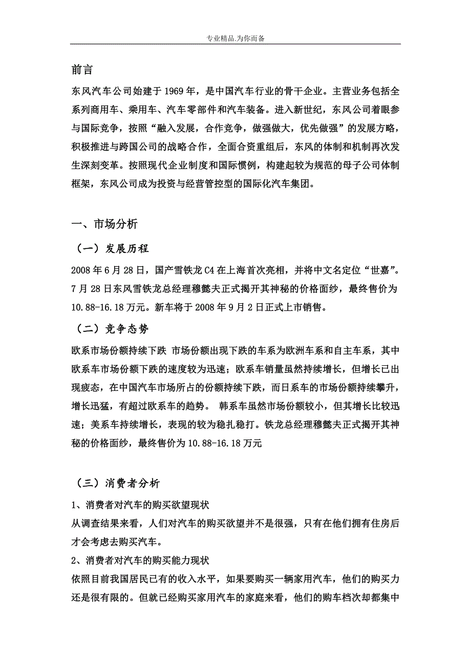 世嘉两厢汽车广告策划书副本_第3页