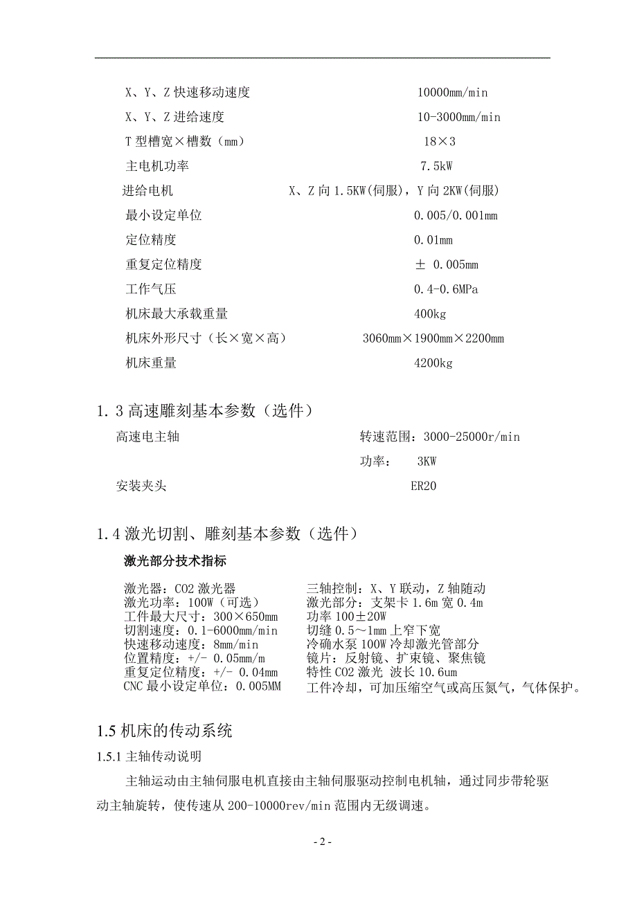 加工中心CNC850使用说明书DOC_第2页