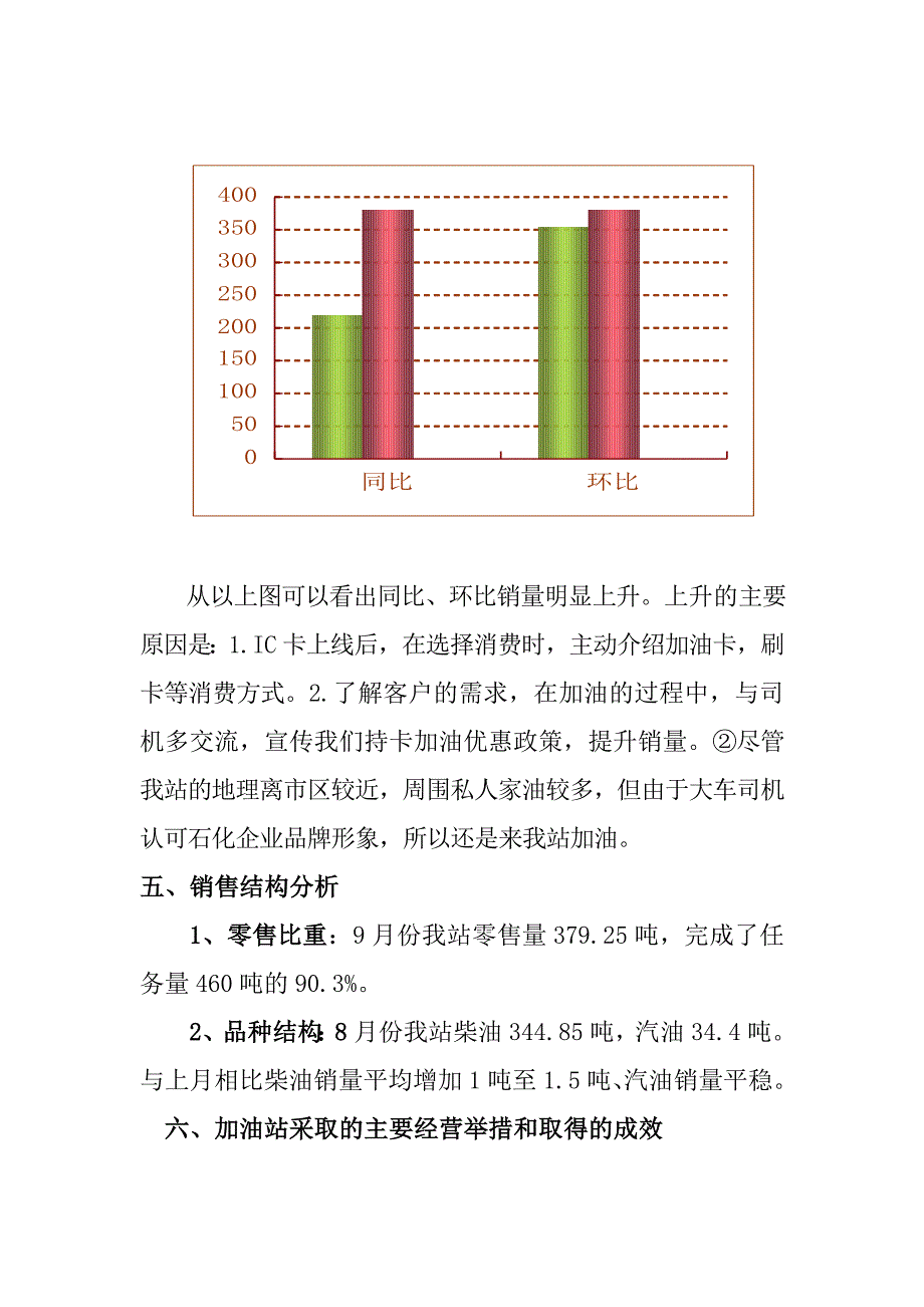 开发区加油站八月份经营分析2_第3页