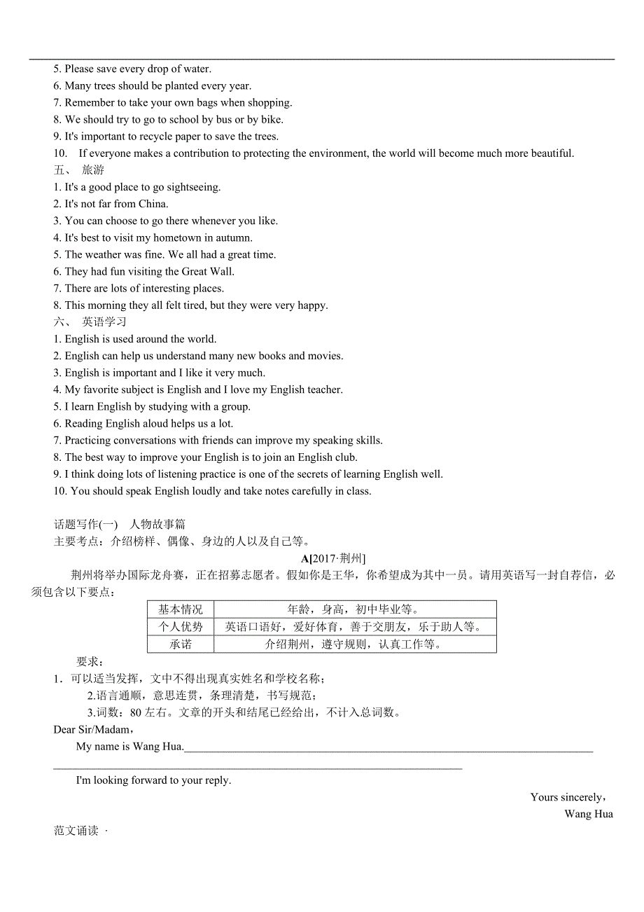 话题写作诵读_第2页